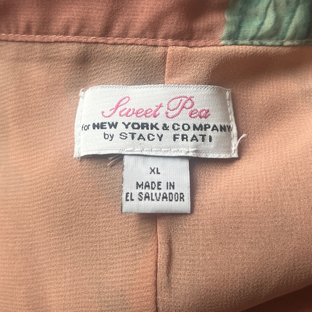 Sweet Pea for New York & Company Floral by Stacy Frati Sleeveless Tip - XL - Picture 5 of 7